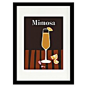 Papermoon Bild (Mimosa, B x H: 40 x 50 cm, Mit Passepartout, Rahmen Schwarz) | BAUHAUS
