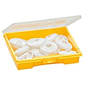 Lockweiler Maletín para piezas pequeñas Ordinus 1-0 (Número de compartimentos: 1, 180 x 150 x 36 mm)