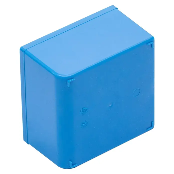 Lockweiler Compartimento para piezas pequeñas - 10,8 x 10,8 x 6,3 cm, Azul - La caja de conexiones azul ofrece una solución segura y práctica para las conexiones eléctricas. Ideal para diversas aplicaciones.