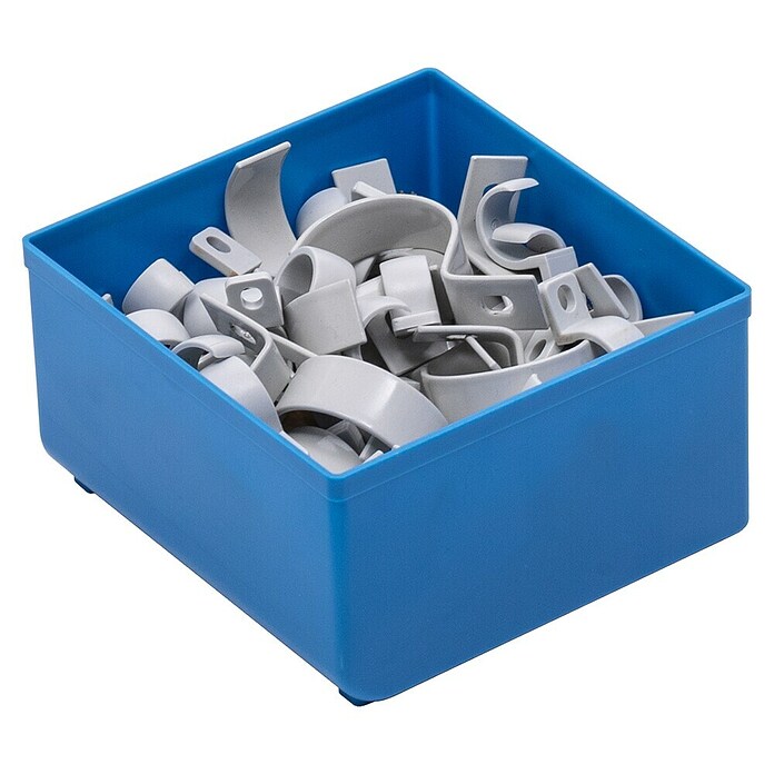 Lockweiler Compartimento para piezas pequeñas (10,8 x 10,8 x 6,3 cm, Azul)