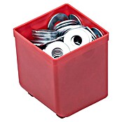 Lockweiler Compartimento para piezas pequeñas (5,4 x 5,4 x 6,3 cm, Rojo)