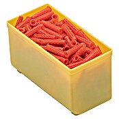 Lockweiler Compartimento para piezas pequeñas (5,4 x 10,8 x 6,3 cm, Amarillo)