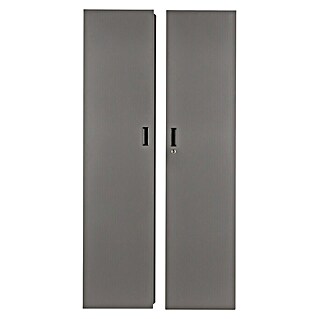 Elfa Garage+ by Elfa Doppeltür für Hochschrank (L x B x H: 2,5 x 42,9 x 177,6 cm)