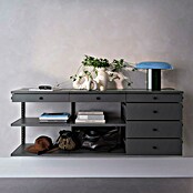 Elfa Décor+ by Elfa Schubladenfront (L x B x H: 1,5 x 60 x 18,4 cm, Grau) | BAUHAUS