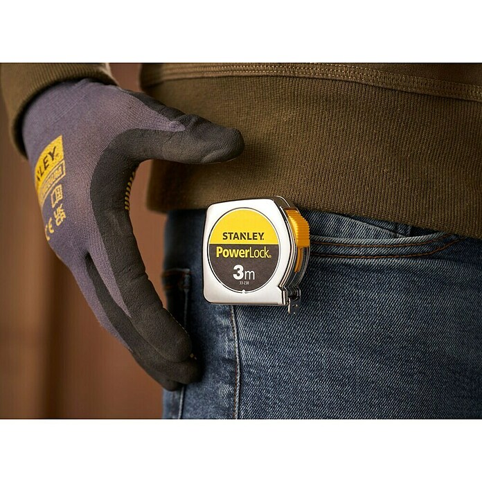 Stanley Rolbandmaat PowerLock (3 m) | BAUHAUS