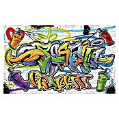 Fototapete Buntes Graffiti (368 x 254 cm, Vlies)