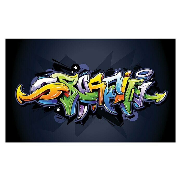 Fototapete Graffiti (416 x 254 cm, Vlies)