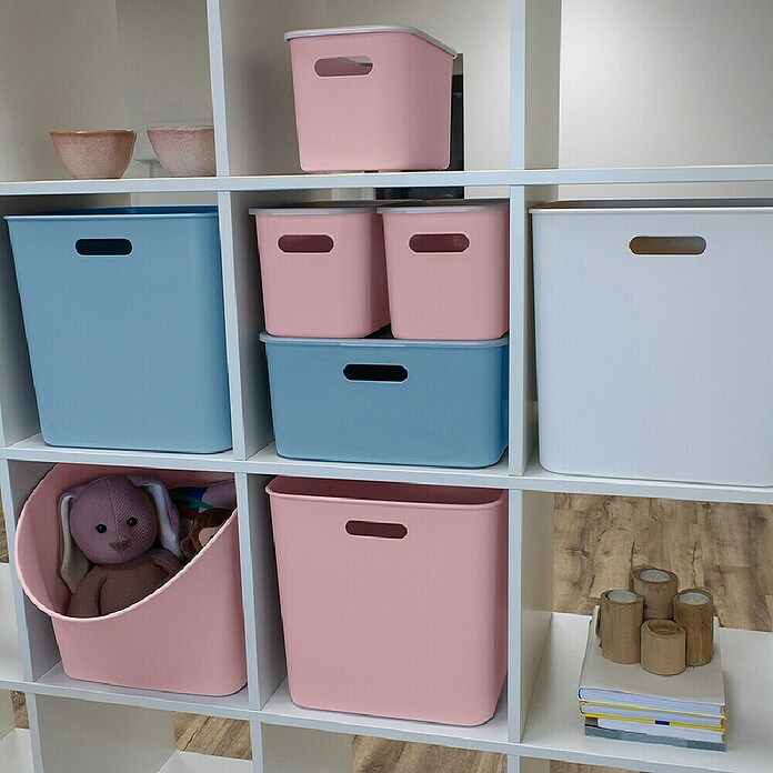 Sunware Aufbewahrungsbox Spielzeugbox (L x B x H: 42,5 x 32,5 x 31,5 cm, Fassungsvermögen: 27 l, Rosa) | BAUHAUS