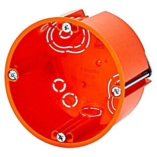 Hohlwanddose Normal (68 x 47 mm, 1-fach, Orange, 1 Stk.)