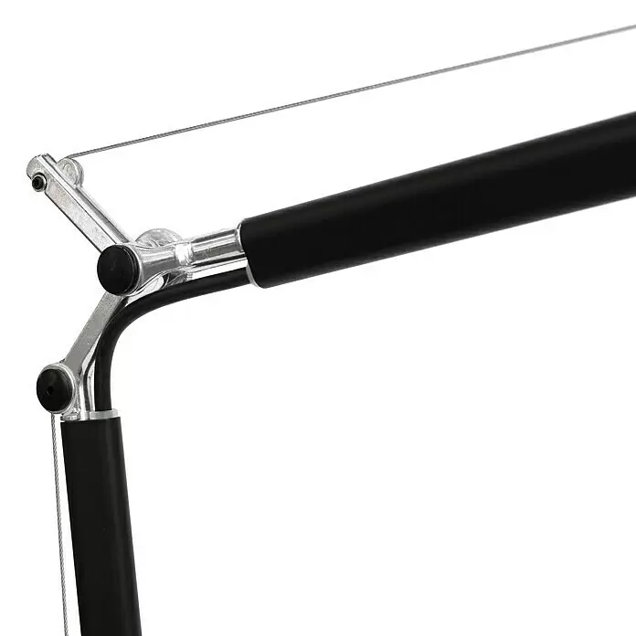 Artemide Tischleuchte Tolomeo - 77 W, Schwarz, Silber, Schwarz, E27 - Detailaufnahme
