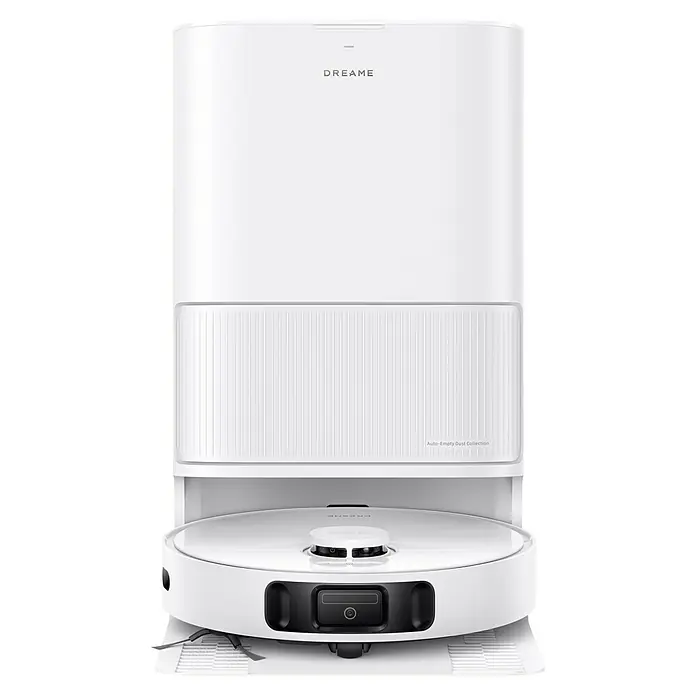 Dreame Saugwischroboter D20 Ultra - Saugkraft: 13.000 Pa, Akkulaufzeit: 260 min, Fassungsvermögen Roboter: 320 ml - Der Dreametech W10 Pro Saugroboter mit Absaugstation in Weiß für eine automatische und gründliche Reinigung Ihres Zuhauses.