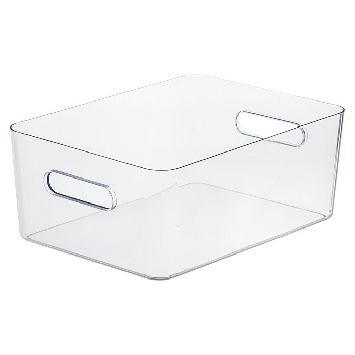 SmartStore Aufbewahrungsbox (L x B x H: 41 x 28,7 x 15,5 cm, Kunststoff, Transparent)