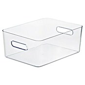 SmartStore Aufbewahrungsbox (L x B x H: 41 x 28,7 x 15,5 cm, Kunststoff, Transparent)