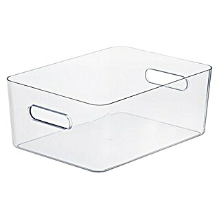 SmartStore Aufbewahrungsbox Compact (L x B x H: 41 x 28,7 x 15,5 cm, Kunststoff, Transparent)