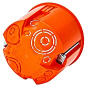 Hohlwanddose Tief (68 x 61 mm, 1-fach, Orange, 1 Stk.)
