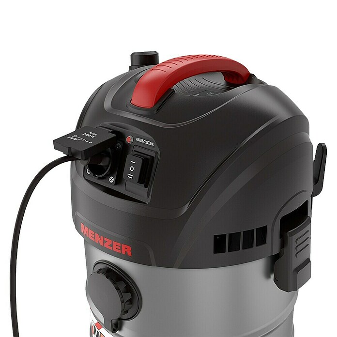 Menzer Aspirador en seco y húmedo eléctrico VCM 330 (1.400 W, Volumen de recipiente: 30 l, Semiautomático) | BAUHAUS