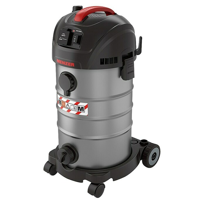 Menzer Aspirador en seco y húmedo eléctrico VCM 330 (1.400 W, Volumen de recipiente: 30 l, Semiautomático) | BAUHAUS