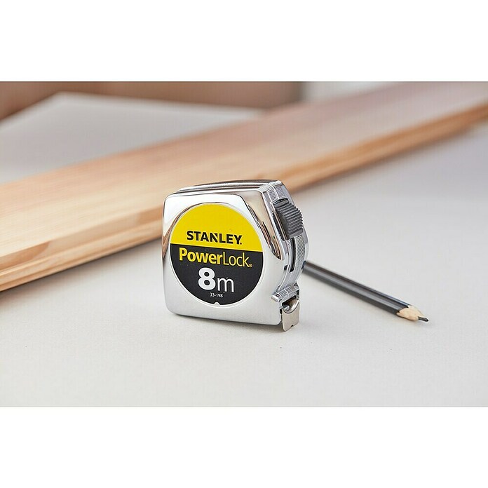 Stanley Rolbandmaat PowerLock (8 m) | BAUHAUS