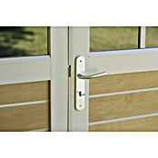Grosfillex Caseta para jardín Deco (Medidas ext. (An x Pr): 370 x 298 cm, Plástico, Beige/Blanco, 7,5 m²) | BAUHAUS