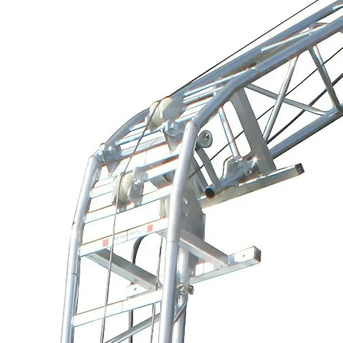 Haemmerlin Castor Steel Knickstück für Bauaufzüge - Stahl, Passend für: Bauaufzug Castor Steel - Aluminiumleiter mit Rollen zum Heben von Lasten. Die robuste Konstruktion ermöglicht einen sicheren Transport von Materialien.