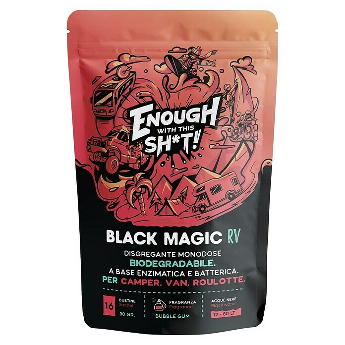 Čistilno sredstvo Black Magic  (Ustrezno za: Kamp hišice, kemijska stranišča in kamperje) | Kemična stranišča | Taborniške potrebščine | Vrt in prosti čas | Izdelki | BAUHAUS
