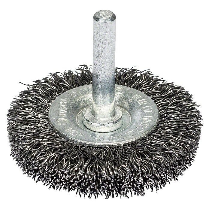 Bosch Scheiben-Drahtbürste (Passend für: Bohrfutter, Durchmesser: 75 mm, Breite: 10 mm, Gewellt)