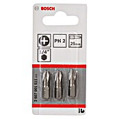 Bosch Professional Juego de puntas Extra Hard PZ2 (3 uds.)