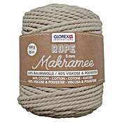 Glorex Wolle Makramee-Rope (Taupe, Durchmesser: 5 mm, 500 g, gedreht) | BAUHAUS