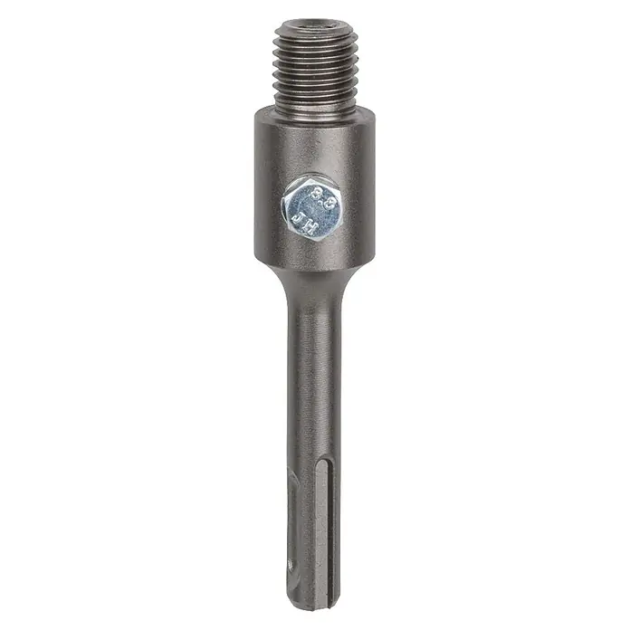 Bosch Vástago de alojamiento - 105 mm, Alojamiento de herramienta: Hexadecimal - Adaptador SDS Plus con rosca: Adaptador robusto para taladros, ideal para sujetar brocas y accesorios con rosca.