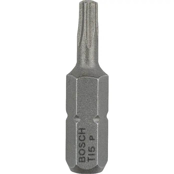 Bosch Punta Extra Hard C - T15, 25 mm, 3 ud. - Broca Bosch T15 P: Broca de atornillar robusta con perfil Torx para un agarre seguro y resultados de atornillado precisos.