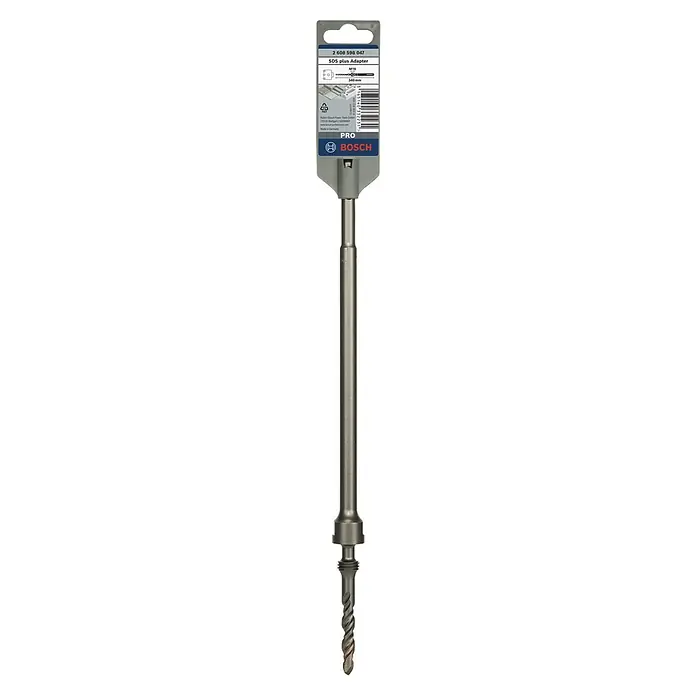 Bosch Adaptador SDS-Plus CoreCutter - Diámetro vástago: 16 mm, Largo: 340 mm - Adaptador Bosch SDS Plus con broca, ideal para taladrar materiales duros. Fabricación de alta calidad para una larga vida útil.