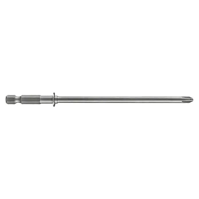 Bosch Punta Extra Hard E - PZ 2, 145 mm, 3 ud. - Un destornillador de puntas, ideal para trabajos de atornillado. La herramienta brilla en metal plateado y promete alta precisión.