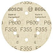 Bosch Set de hojas de lija F355 Best for Coatings and Composites (Diámetro: 150 mm, Grano: 600, 8 agujeros) | BAUHAUS