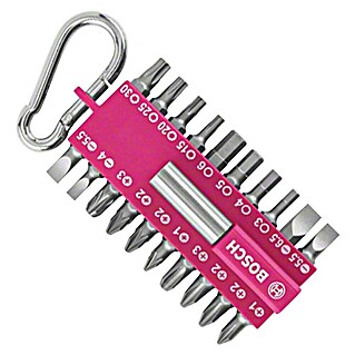 Bosch Set de puntas (21 pzs., Fucsia)