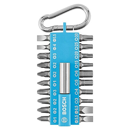 Bosch Set de puntas (21 pzs., Azul)