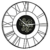 Okrugli zidni sat (Crna)