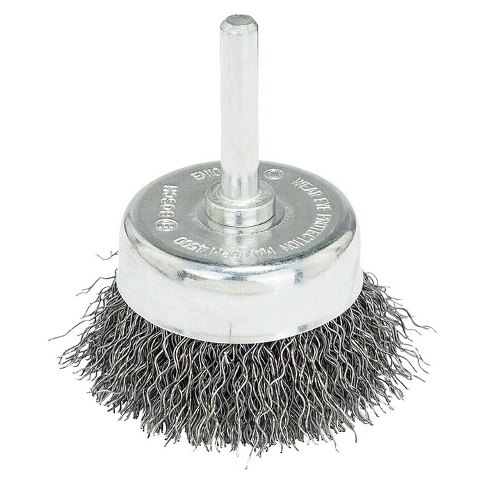Bosch Topf-Drahtbürste (Passend für: Bohrfutter, Durchmesser: 50 mm, Gewellt)