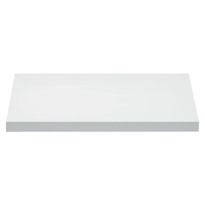 Elfa Décor+ by Elfa Regalboden - L x B x H: 40 x 45 x 2,5 cm, Weiß - Nahaufnahme eines schlichten, minimalistischen Produkts vor einem neutralen Hintergrund, ideal für Produktpräsentationen und Grafikdesign.
