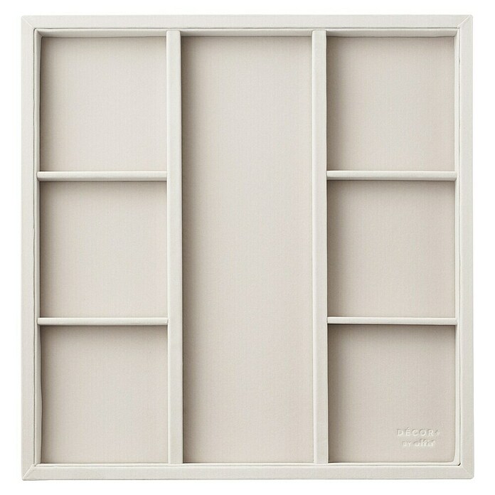 Elfa Décor+ by Elfa Schubladeneinsatz (L x B x H: 38,6 x 37,5 x 3,8 cm, Beige, Anzahl Fächer: 7 Stk.) | BAUHAUS