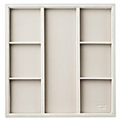 Elfa Décor+ by Elfa Schubladeneinsatz (L x B x H: 38,6 x 37,5 x 3,8 cm, Beige, Anzahl Fächer: 7 Stk.) | BAUHAUS