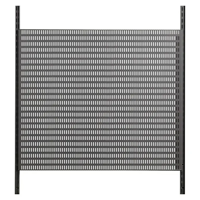 Elfa Garage+ by Elfa Lochwand - B x H: 89,2 x 76,7 cm, Grau matt - Lochplattenwand zur Werkzeugaufbewahrung oder Warenpräsentation mit stabilen Metalleisten.