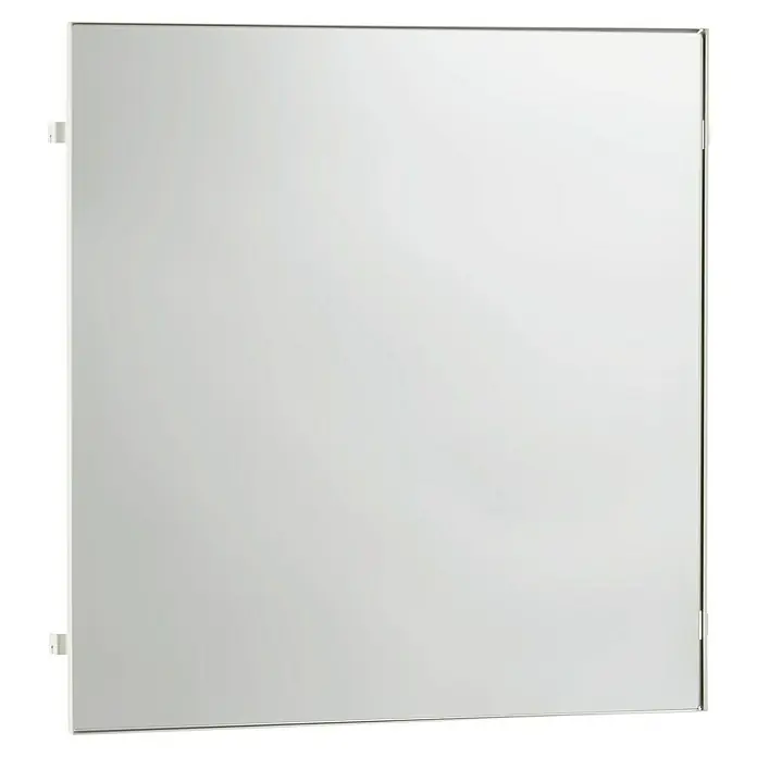 Elfa Décor+ by Elfa Spiegel - B x H: 60 x 60 cm, Matt weiß - Quadratischer Spiegel mit klarem Glas und schmalem, weißem Rahmen, ideal für Badezimmer oder Flur, für eine stilvolle und moderne Einrichtung.