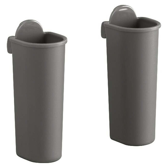 Elfa Garage+ by Elfa Kleinteileeinsatz Becher für Lochwand (L x B x H: 3 x 3,7 x 7,5 cm, Grau matt) | BAUHAUS