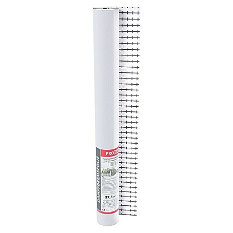 Probau Dampfbremsfolie Feuchtvariabel (Max. Anwendungsfläche: 37,5 m², Polypropylen-Spinnvlies, Gitterverstärkung)