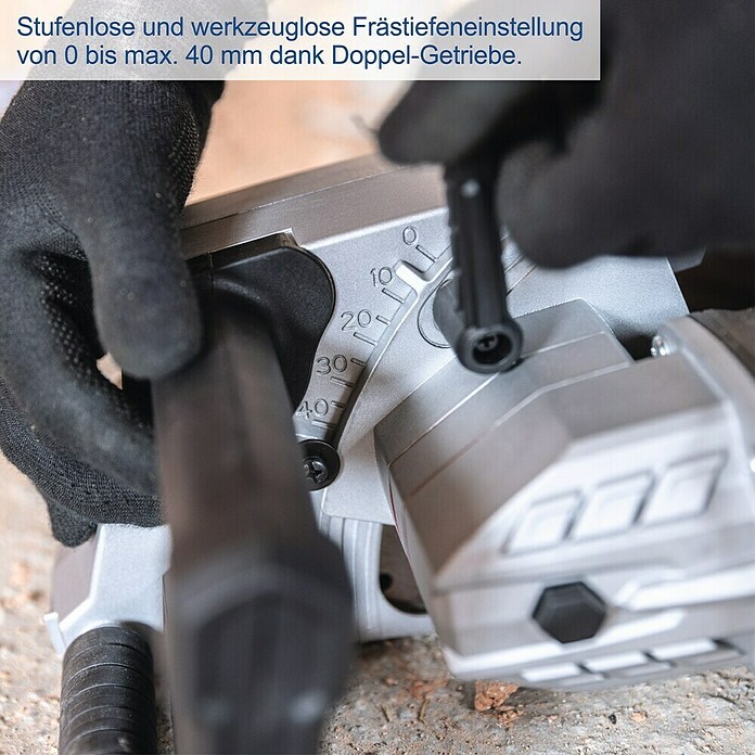 Scheppach Mauernutfräse MNF2250 (2 250 W, Durchmesser Scheibe: 125 mm) | BAUHAUS