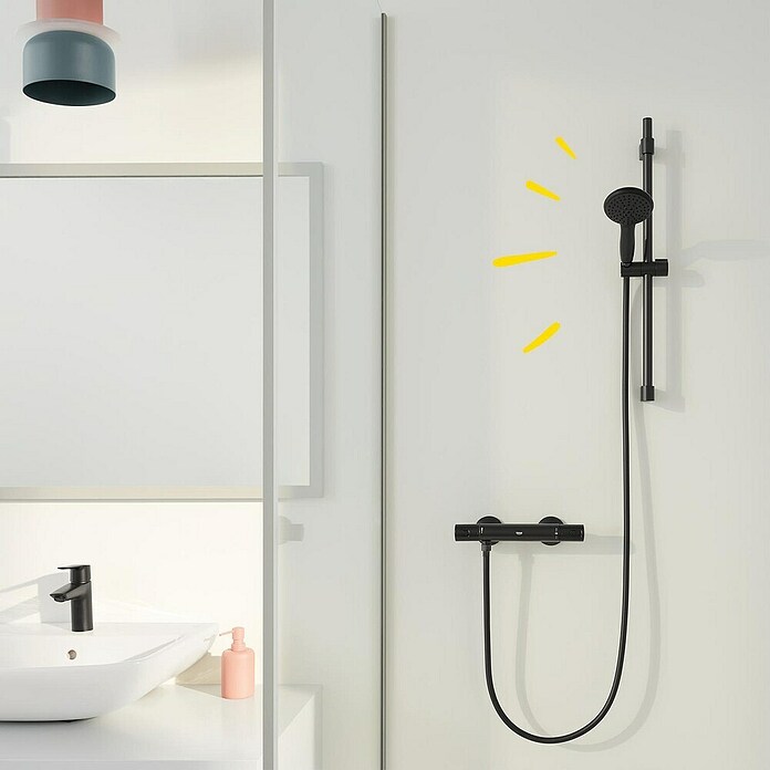 Grohe QuickFix Vitalio Start Doucheset met handdouche (Gatafstand: 47 cm - 62 cm, Aantal straalsoorten: 2 st.) | BAUHAUS