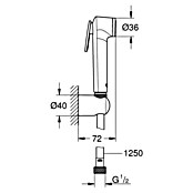 Grohe Brause-Set Vitalio Trigger Spray 30 (Geeignet für: Bidet, Chrom, Glänzend) | BAUHAUS