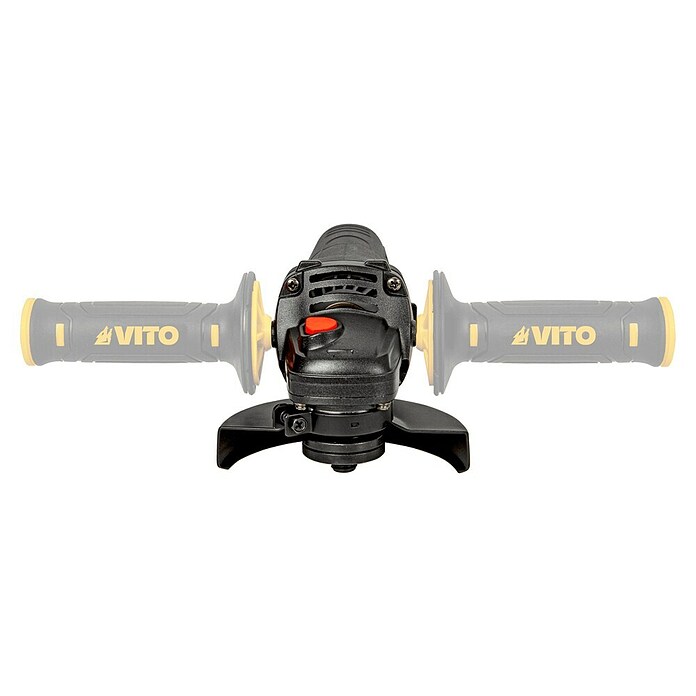 Vito Amoladora angular eléctrica VIRE11510 (1.000 W, Diámetro disco: 115 mm, Número de revoluciones de marcha en vacío: 11.000 r.p.m.) | BAUHAUS