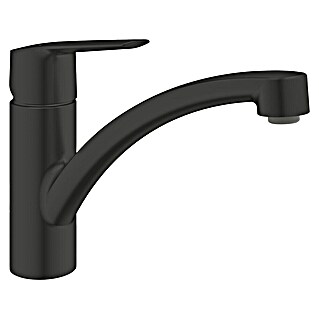 Grohe QuickFix Start Armatura za pomivalno korito (Dolžina izliva: 227 mm, Črna, Območje obračanja: 140 °)