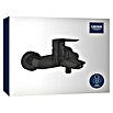 Grohe Start Badewannenarmatur (Ausladung Armatur: 18,8 cm, Schwarz, Matt) | BAUHAUS